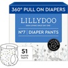 image:imageLILLYDOO Toddler PullOn Diaper Pants Size 5 24 lbs 66 Count TCF51 Count Pack of 1