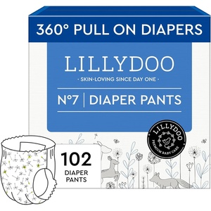 image:imageLILLYDOO Toddler PullOn Diaper Pants Size 5 24 lbs 66 Count TCF102 Count Pack of 1