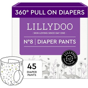 image:imageLILLYDOO Toddler PullOn Diaper Pants Size 5 24 lbs 66 Count TCF45 Count Pack of 1