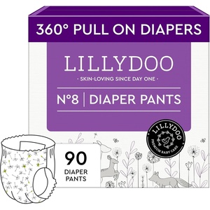 image:imageLILLYDOO Toddler PullOn Diaper Pants Size 5 24 lbs 66 Count TCF90 Count Pack of 1